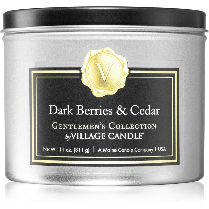 Village Candle Gentlemen's Collection Dark Berries & Cedar ароматна свещ 311 гр.