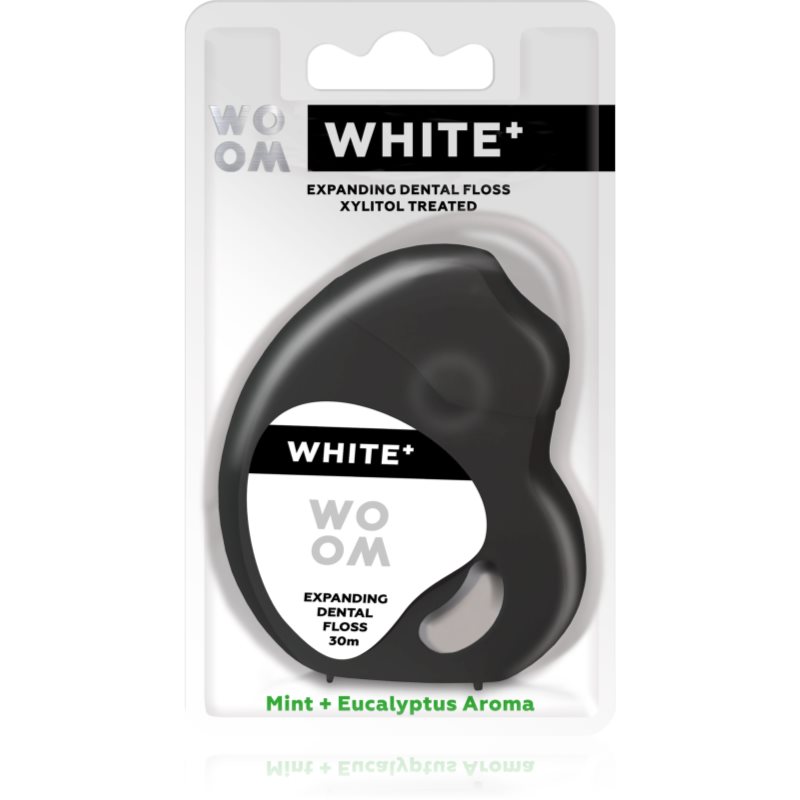 WOOM White+ Dental Floss восъчен конец за зъби 30 м