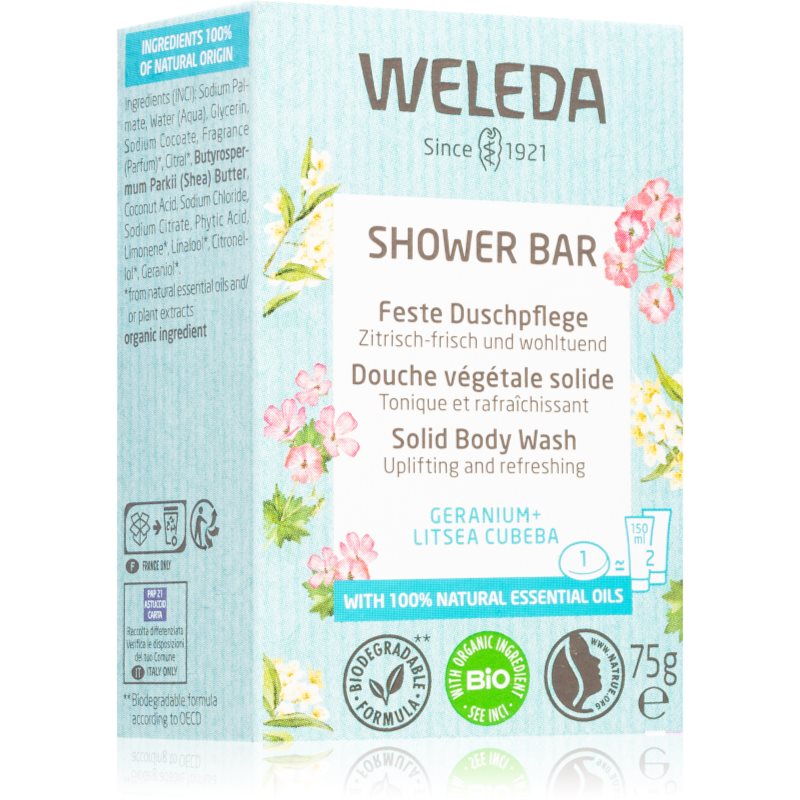 Weleda Shower Bar твърд сапун 75 гр.