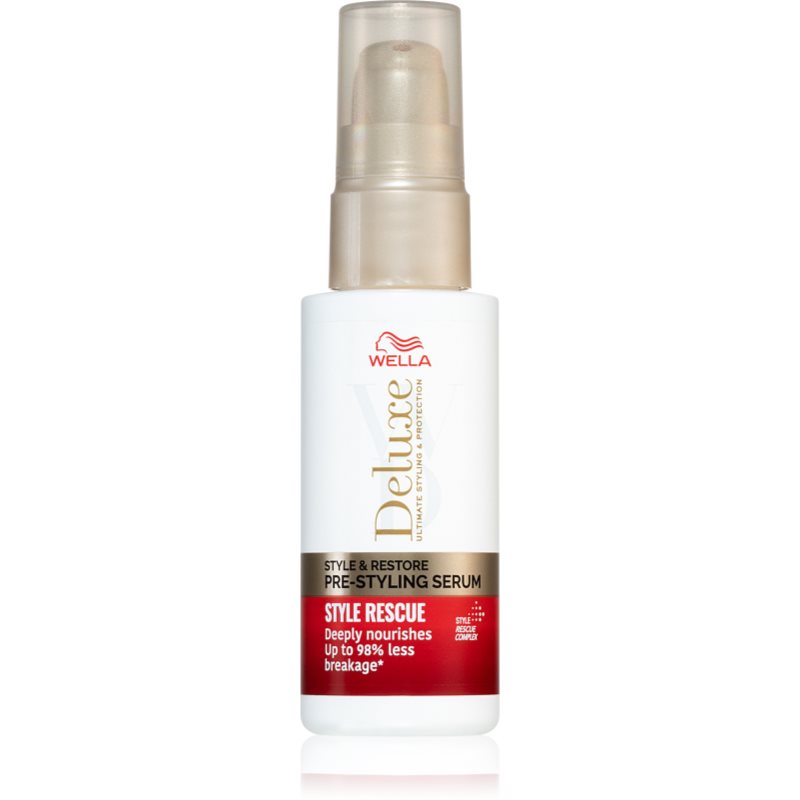 Wella Deluxe Style & Restore обновяващ серум за укрепване на косата 50 мл.