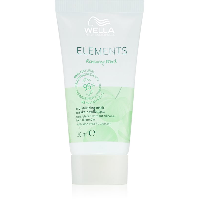 Wella Professionals Elements Renewing възстановяваща маска за блясък и мекота на косата 30 мл.