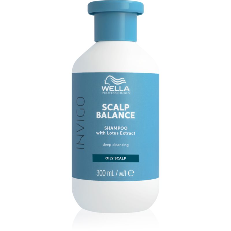 Wella Professionals Invigo Scalp Balance дълбоко почистващ шампоан за мазен скалп 300 мл.