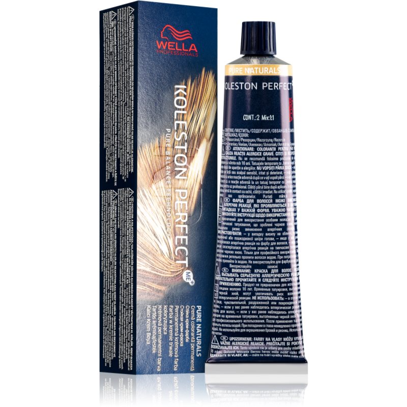 Wella Professionals Koleston Perfect ME+ Pure Naturals перманентната боя за коса цвят 5/07 60 мл.