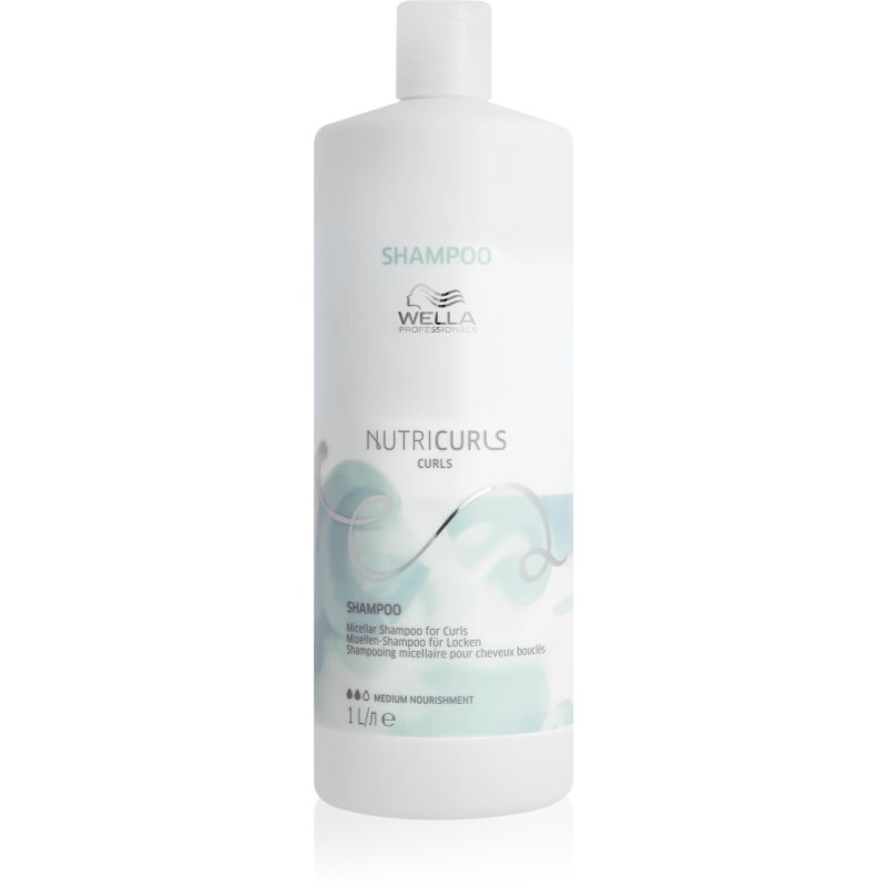 Wella Professionals Nutricurls Curls нежен мицеларен шампоан за къдрава коса 1000 мл. на ниска цена