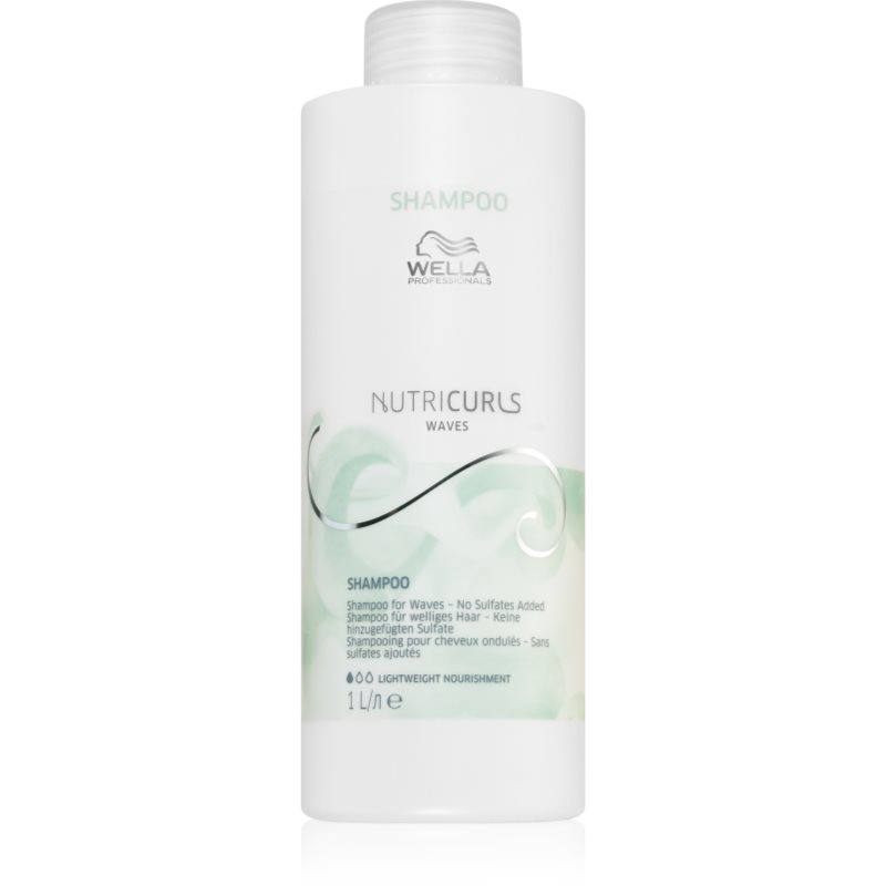 Wella Professionals Nutricurls Waves хидратиращ шампоан за чуплива коса 1000 мл. на ниска цена