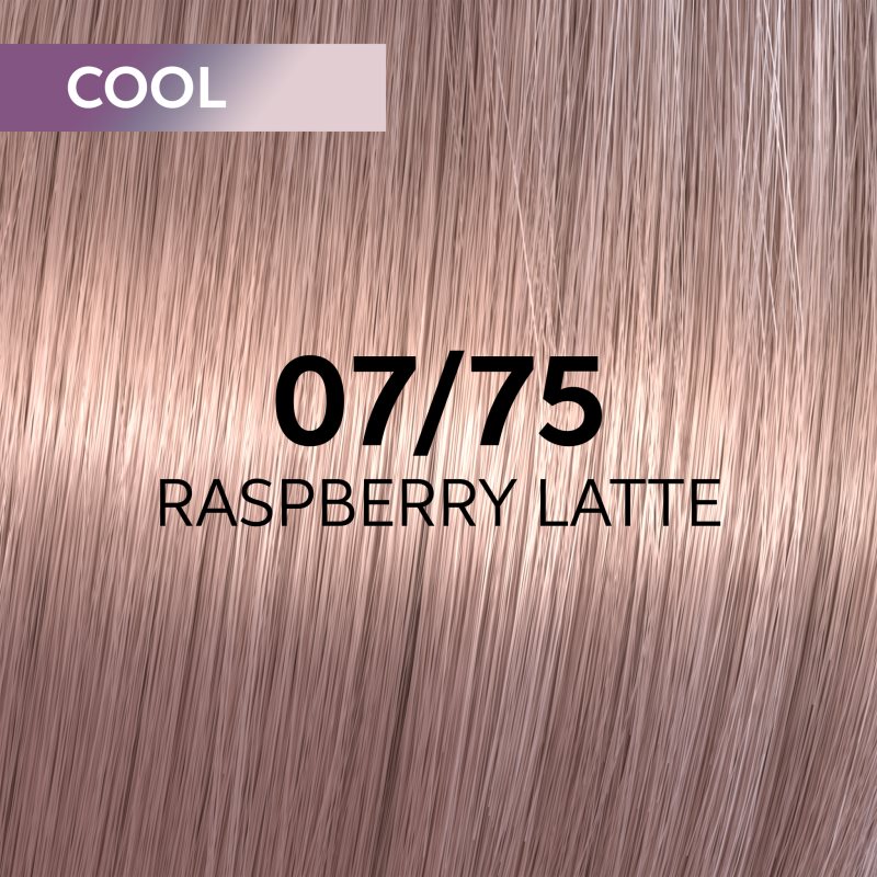 Wella Professionals Shinefinity Zero Lift Glaze полу-перманентна боя за коса цвят 07/75 - Raspberry Latte 60 мл. на ниска цена