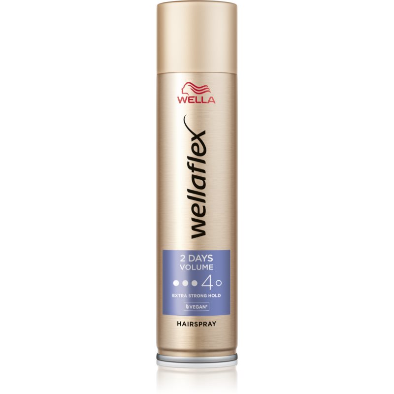 Wella Wellaflex 2 Days Volume лак за коса с екстра силна фиксация 400 мл.