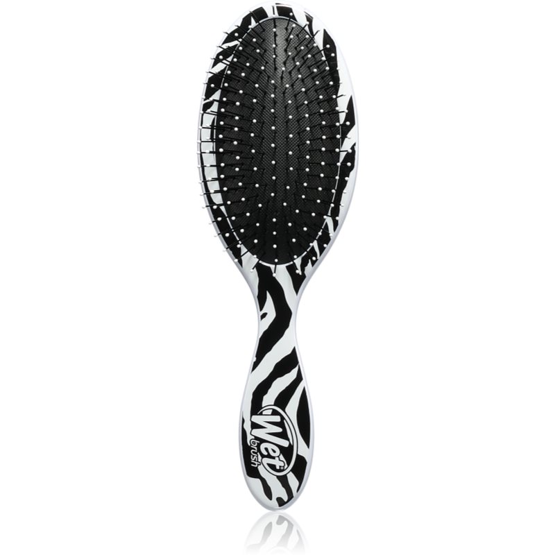 Wet Brush Original Detangler Safari Четка за коса за красива коса и кожа Zebra 1 бр.