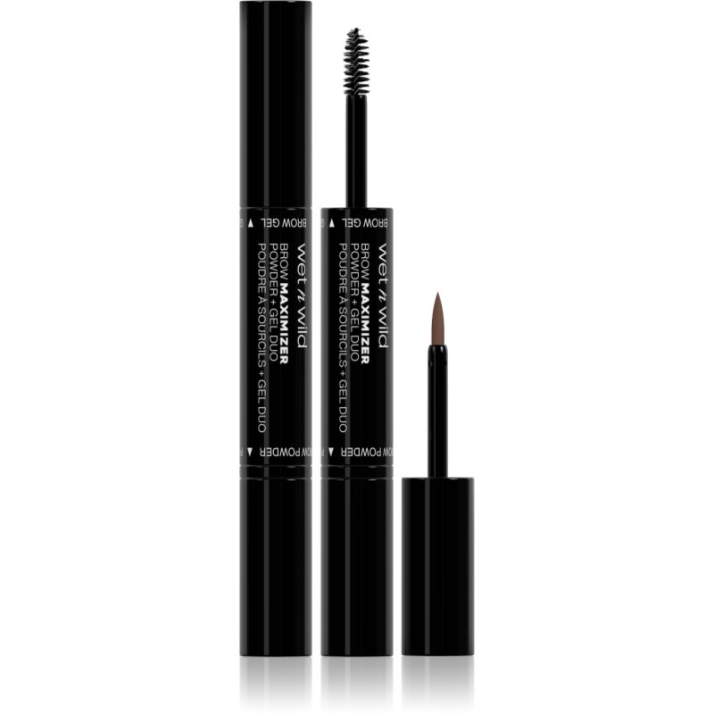 Wet n Wild Brow Maximizer Powder + Gel Duo гел за вежди дуо цвят Neutral Brown 3