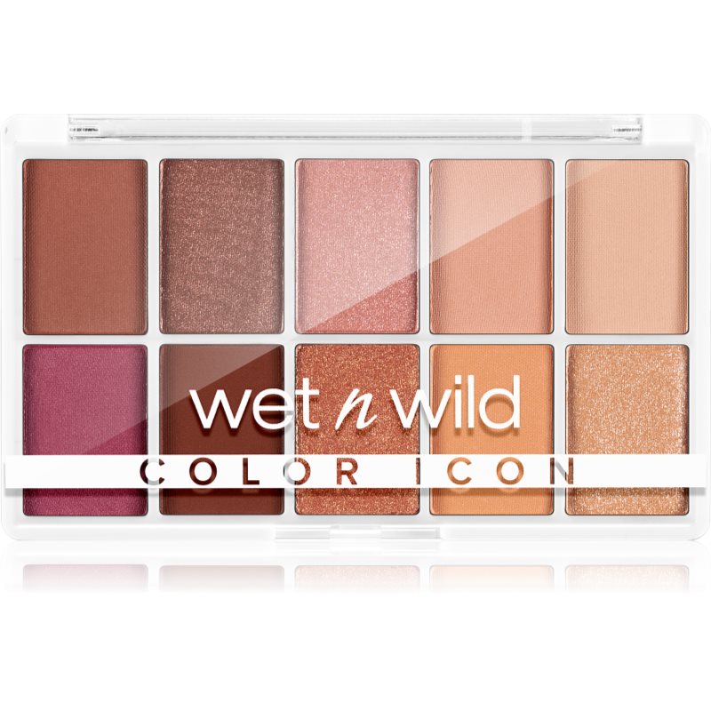 Wet n Wild Color Icon 10-Pan палитра сенки за очи цвят Heart & Sol 12 гр.