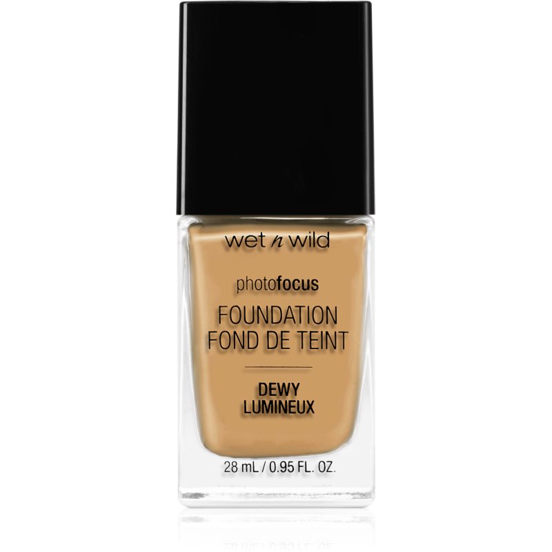 Wet n Wild Photo Focus лек хидратиращ фон дьо тен за озаряване на лицето цвят Desert Beige 28 мл.