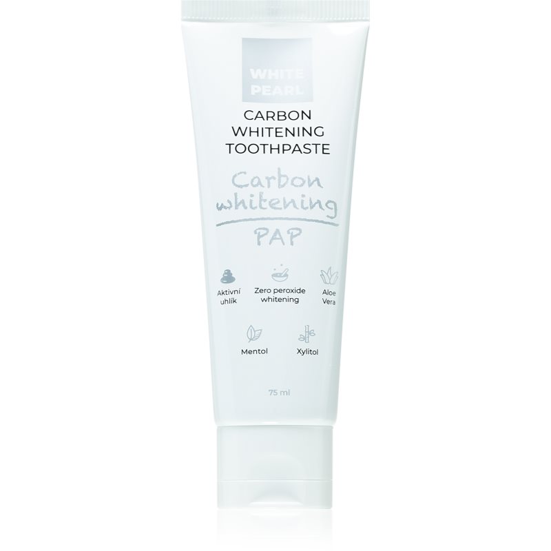 White Pearl PAP Carbon Whitening избелваща паста за зъби 75 мл.