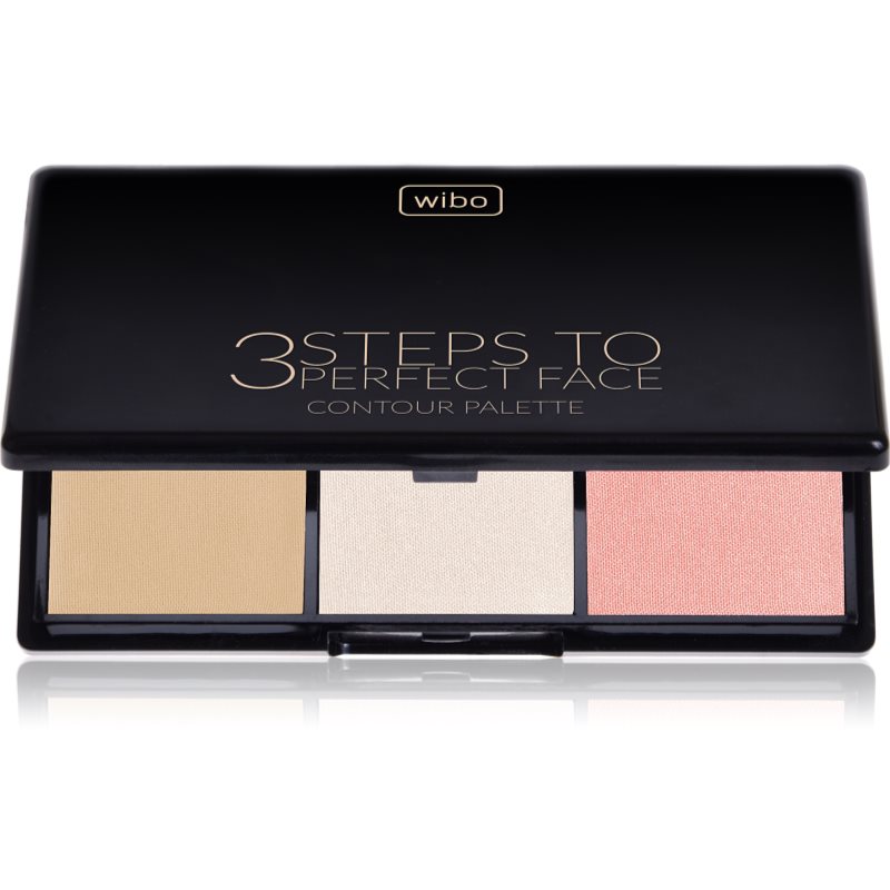 Wibo 3 Steps To Perfect Face  Light контурираща палитра за лице за лице 10 гр.
