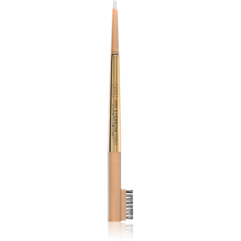 Wibo 3in1 Eyebrow Stylist двустранен молив за вежди с четка 1 0.6 гр.