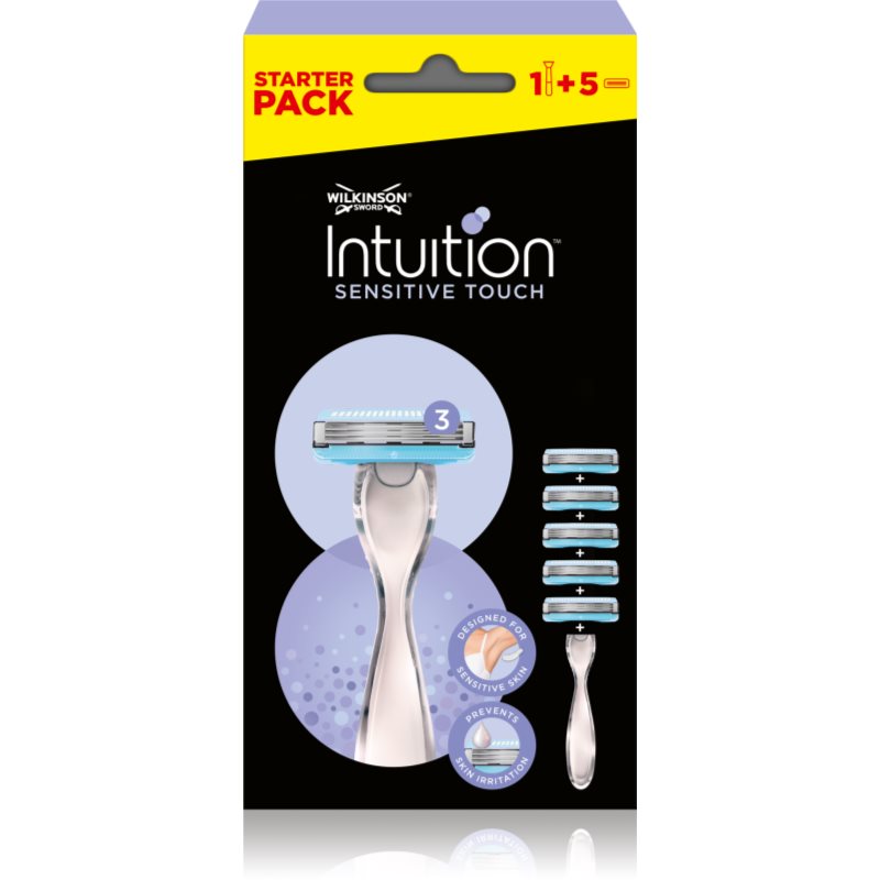 Wilkinson Sword Intuition Sensitive Touch самобръсначка + резервни глави 1 бр.
