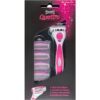 Wilkinson Sword Quattro for Women Aloe & Vit. E самобръсначка + резервни ножчета 1 бр.