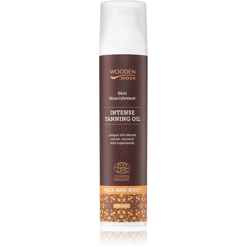 WoodenSpoon Skin Nourishment подхранващо масло за тяло за интензивен загар 100 мл.