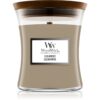 Woodwick Cashmere ароматна свещ с дървен фитил 275 гр.