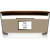 Woodwick Cashmere ароматна свещ с дървен фитил (hearthwick) 453