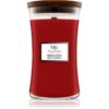 Woodwick Crimson Berries ароматна свещ с дървен фитил 610 гр.