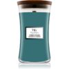 Woodwick Evergreen Cashmere ароматна свещ 610 гр.
