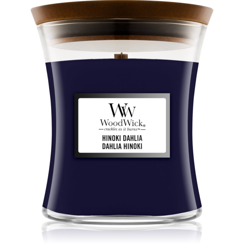 Woodwick Hinoki Dahlia ароматна свещ 275 гр.