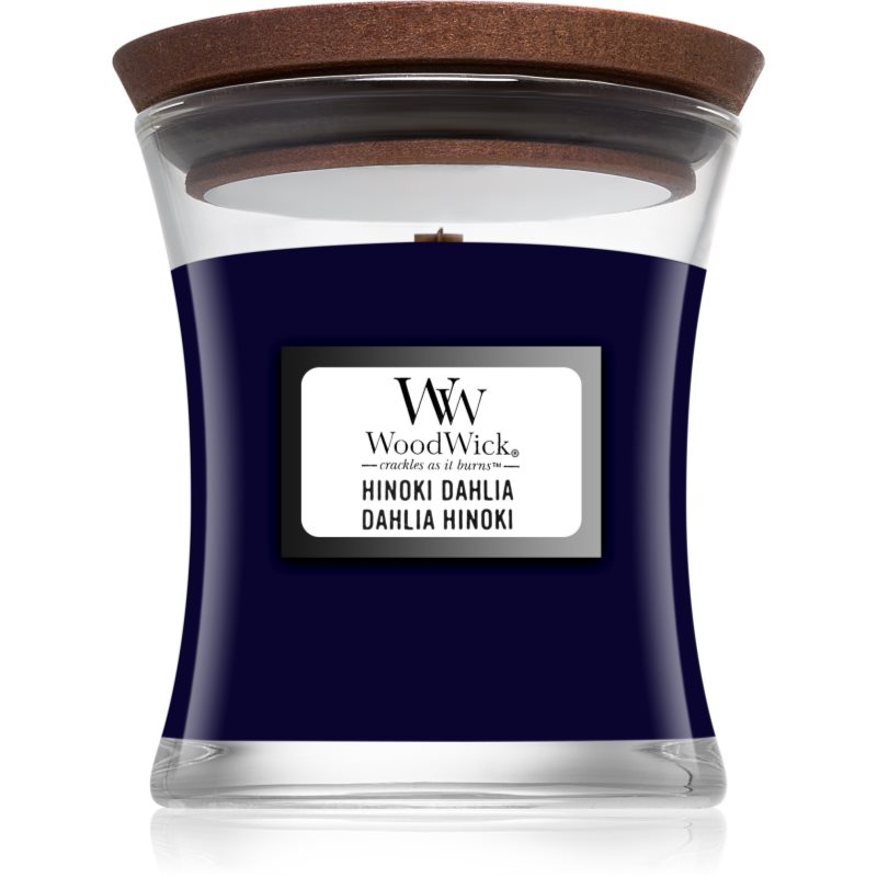 Woodwick Hinoki Dahlia ароматна свещ 85 гр.
