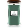 Woodwick Mint Leaves & Oak ароматна свещ с дървен фитил 609