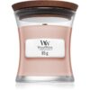 Woodwick Vanilla & Sea Salt ароматна свещ  с дървен фитил 85 гр.