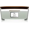 Woodwick Warm Wool ароматна свещ с дървен фитил (hearthwick) 453