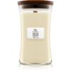 Woodwick White Teak ароматна свещ  с дървен фитил 609.5 гр.