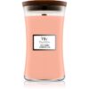 Woodwick Yuzu Blooms ароматна свещ с дървен фитил 609 гр.
