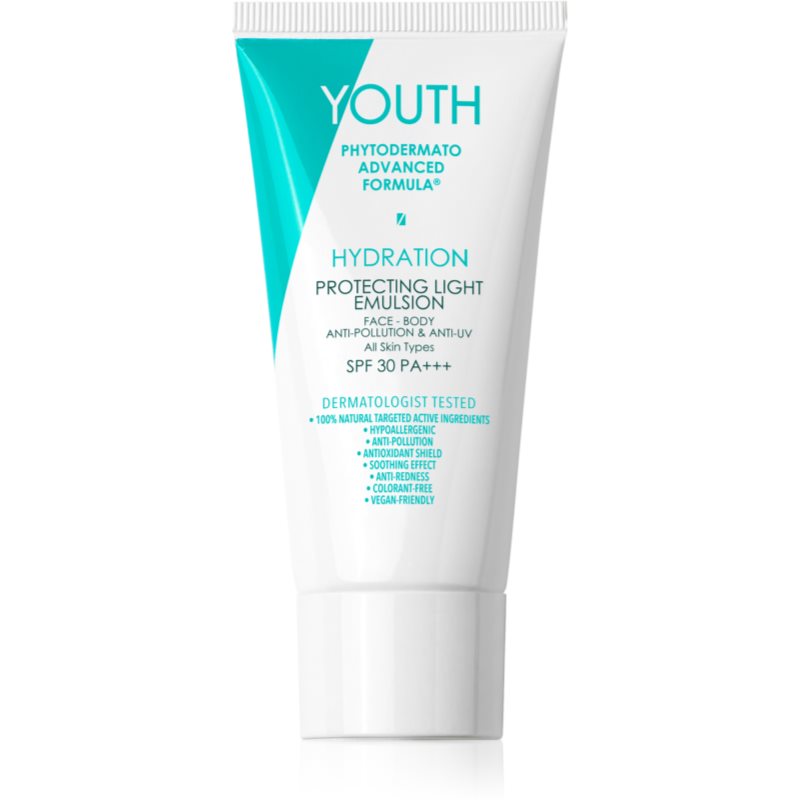 YOUTH Hydration Protecting Light Emulsion защитен крем за лице и тяло SPF 30 50 мл. на ниска цена