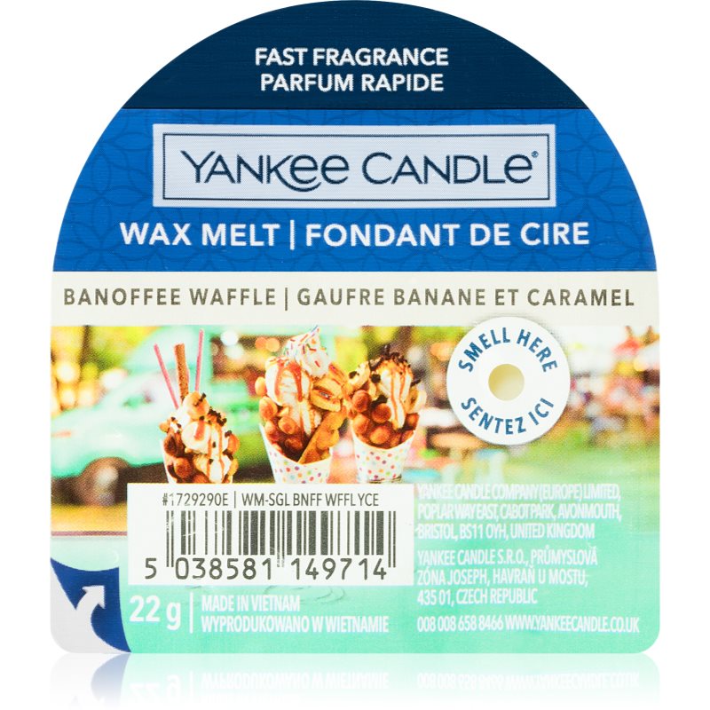 Yankee Candle Banoffee Waffle восък за арома-лампа 22 гр.