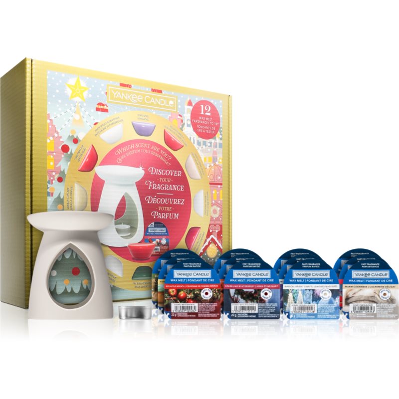 Yankee Candle Christmas Collection Aromalamp & 12 Wax Melts подаръчен комплект