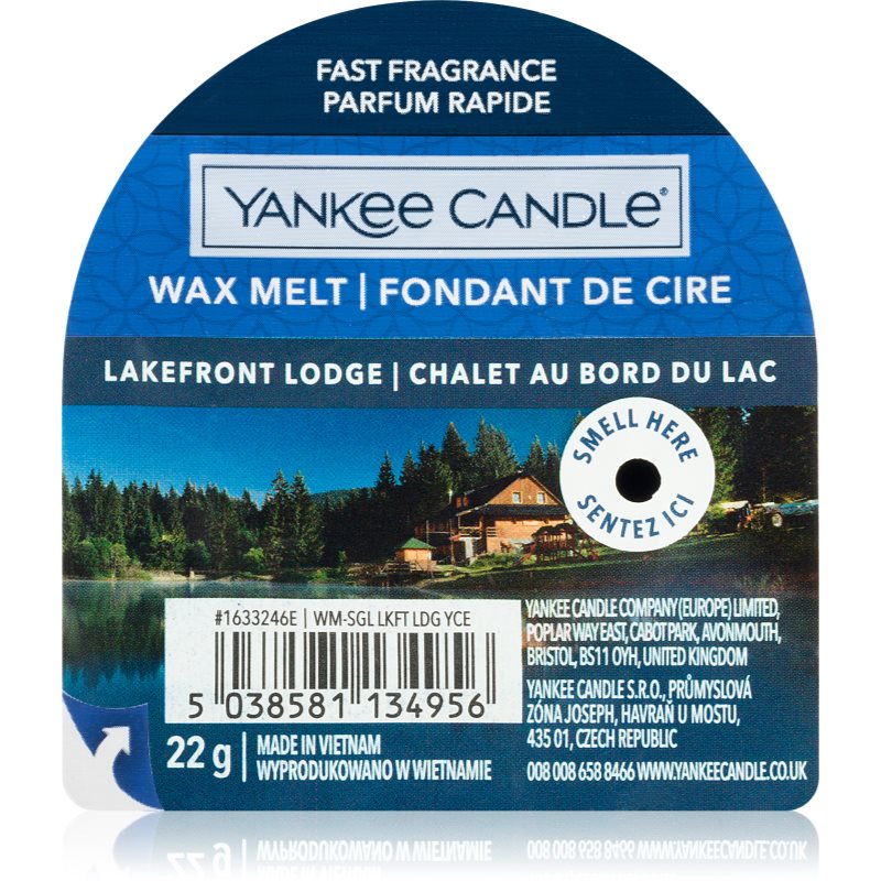 Yankee Candle Lakefront Lodge восък за арома-лампа 22 гр.