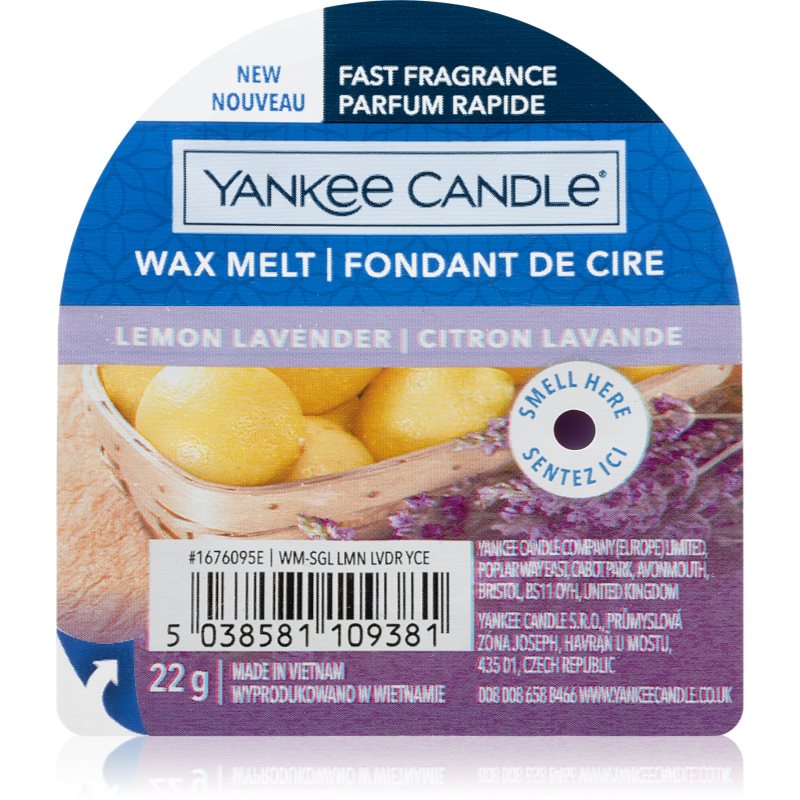 Yankee Candle Lavender восък за арома-лампа 22 гр.