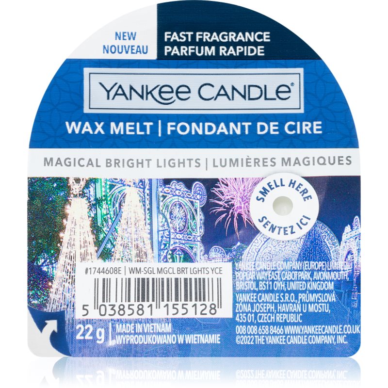 Yankee Candle Magical Bright Lights восък за арома-лампа 22 гр.