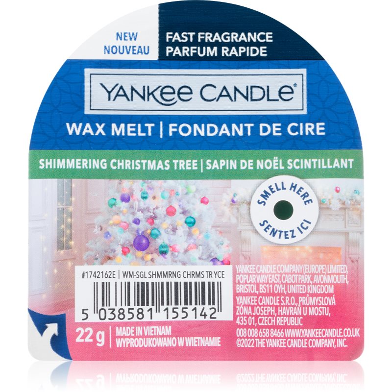 Yankee Candle Shimmering Christmas Tree восък за арома-лампа Signature 22 гр.