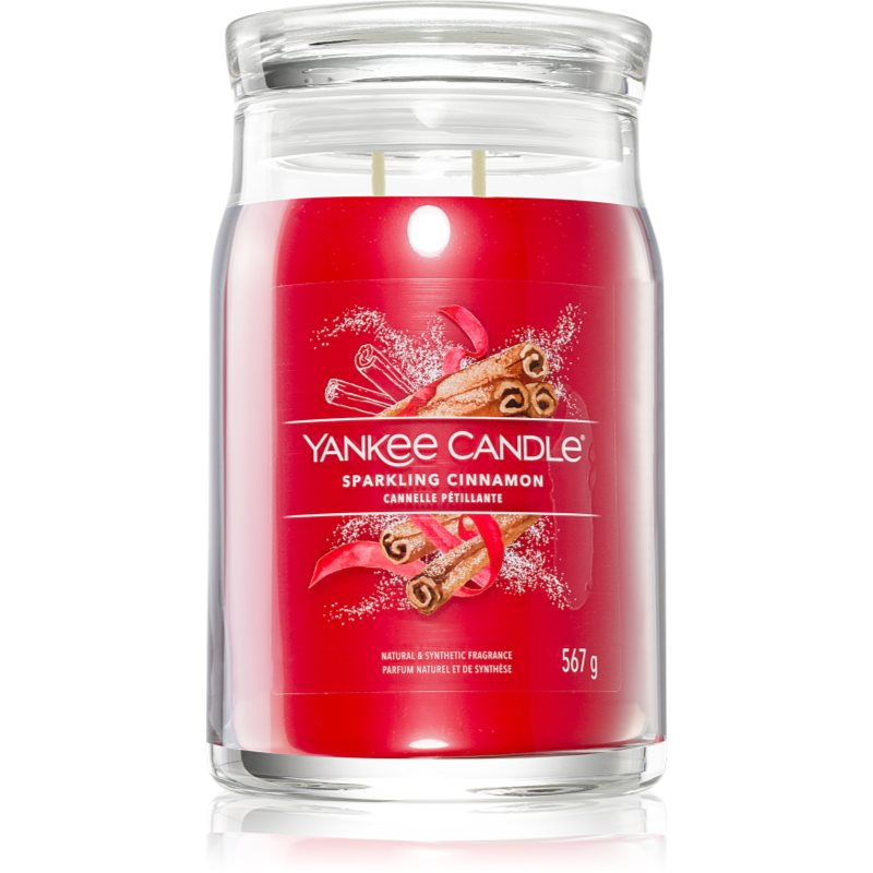 Yankee Candle Sparkling Cinnamon ароматна свещ 567 гр.