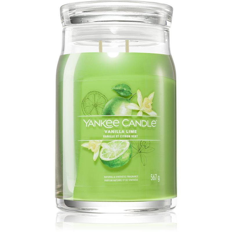 Yankee Candle Vanilla Lime ароматна свещ Signature 567 гр.
