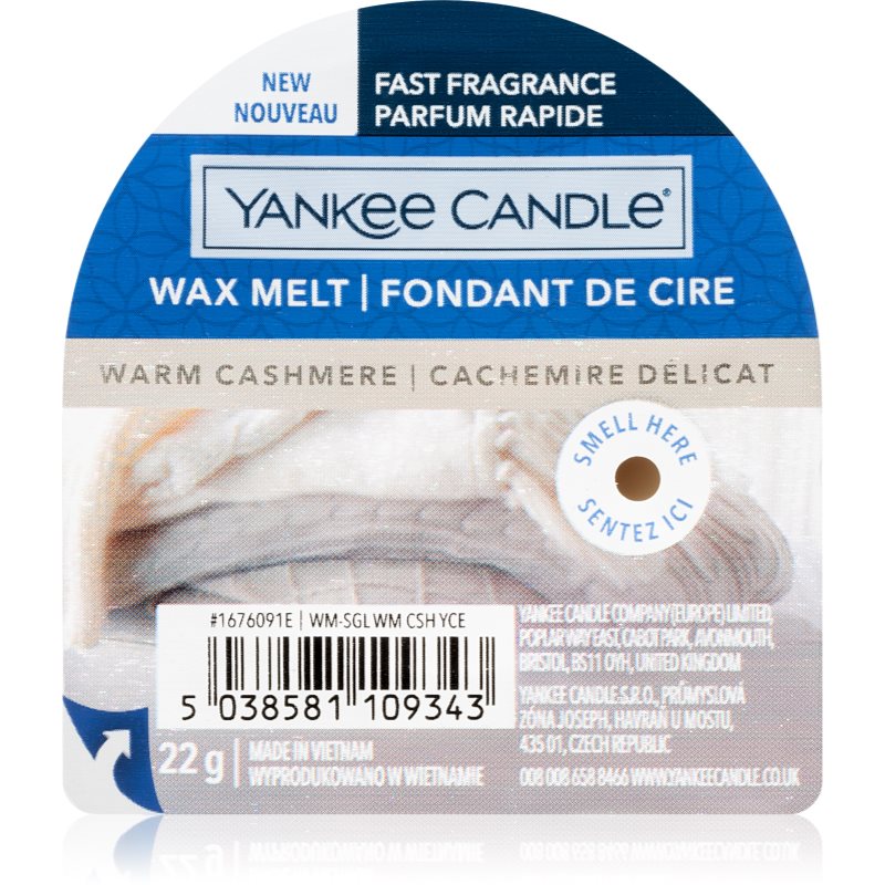 Yankee Candle Warm Cashmere восък за арома-лампа 22 гр.