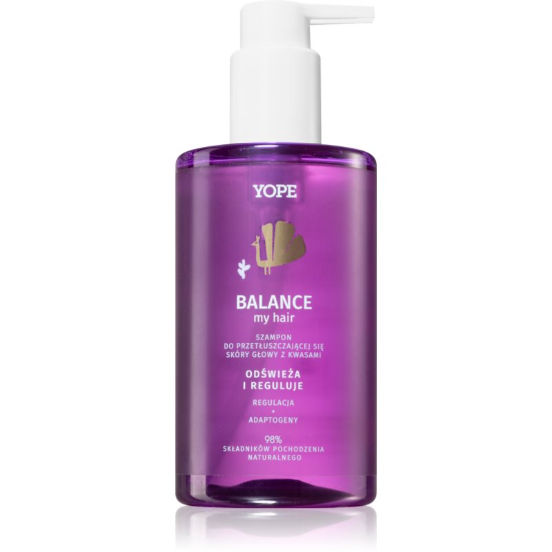 Yope BALANCE my hair почистващ шампоан за мазна кожа на скалпа 300 мл.