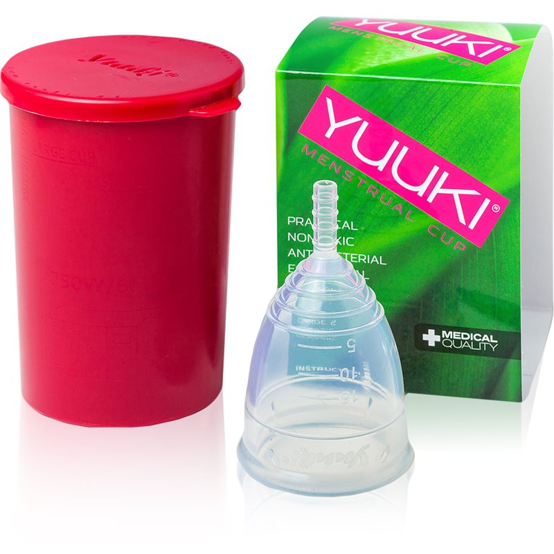 Yuuki Classic 1 + cup менструална чаша размер small (⌀ 41 mm
