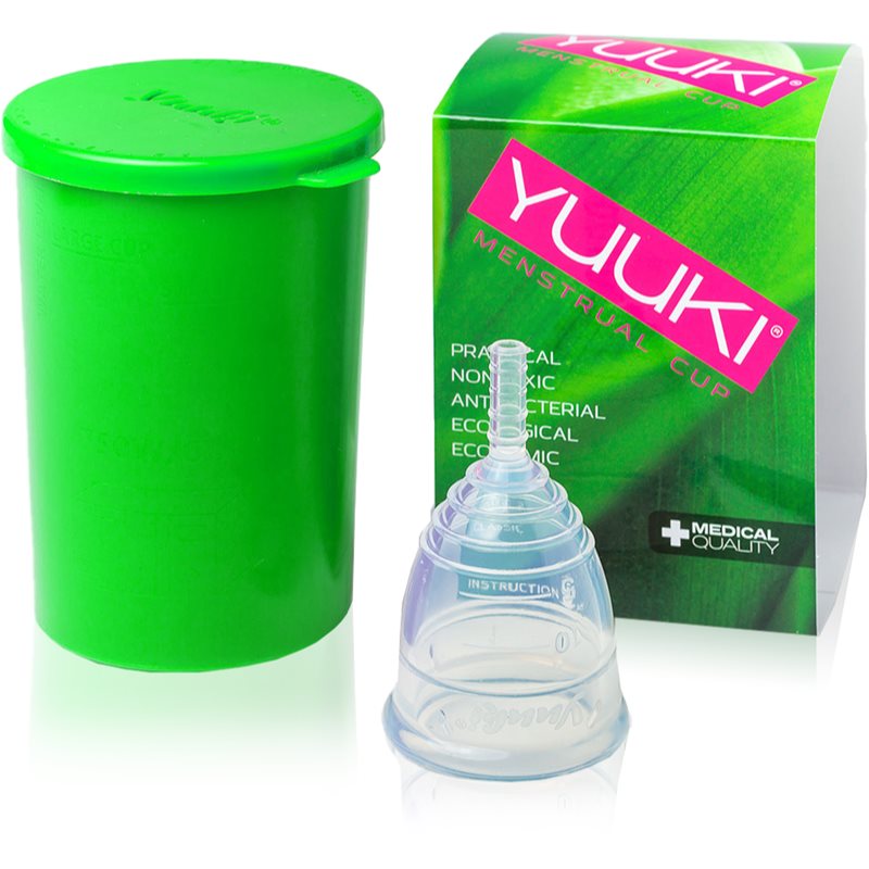 Yuuki Soft 1 + cup менструална чаша размер large (⌀ 46 mm