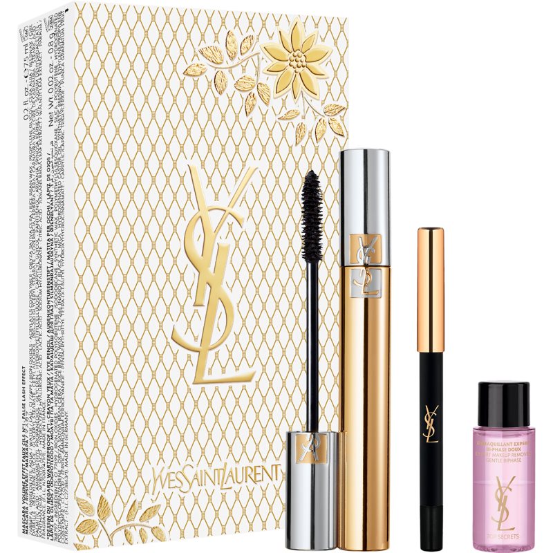 Yves Saint Laurent Mascara Volume Effet Faux Cils подаръчен комплект за жени 1 Noir Haute Densité / High Density Black
