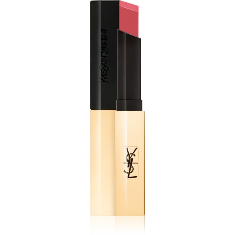 Yves Saint Laurent Rouge Pur Couture The Slim тънко матиращо червило с кожен ефект цвят 12 Nu Incongru 2