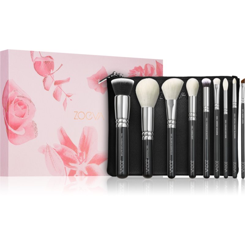 ZOEVA The Complete Brush Set Комплект четки с чантичка 1 бр.