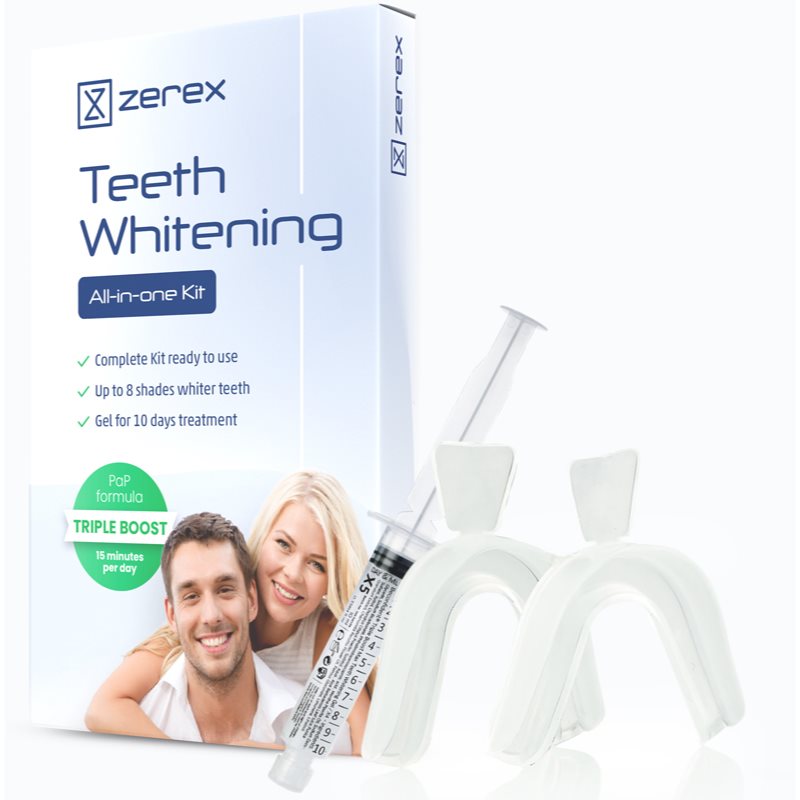 Zerex Teeth whitening All-in-one Kit комплект за щадящо избелване на зъби