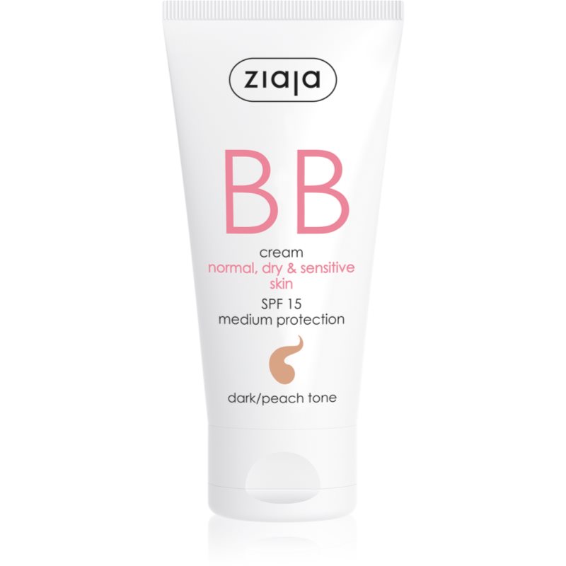 Ziaja BB Cream BB крем за нормална и суха кожа цвят Dark Peach 50 мл.